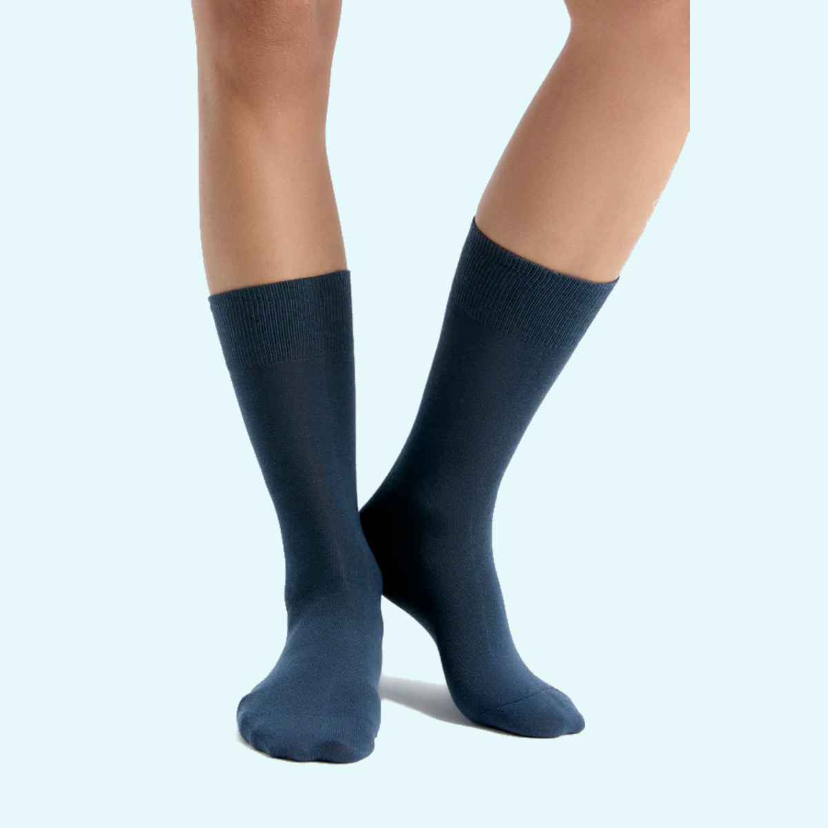 Damen Herren BIO Baumwoll Socken Uni Farben