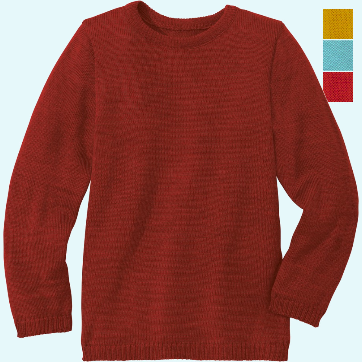 Sale: Kinder Strickpulli Pullover aus BIO Schurwolle - kuscheliger Merino Strick