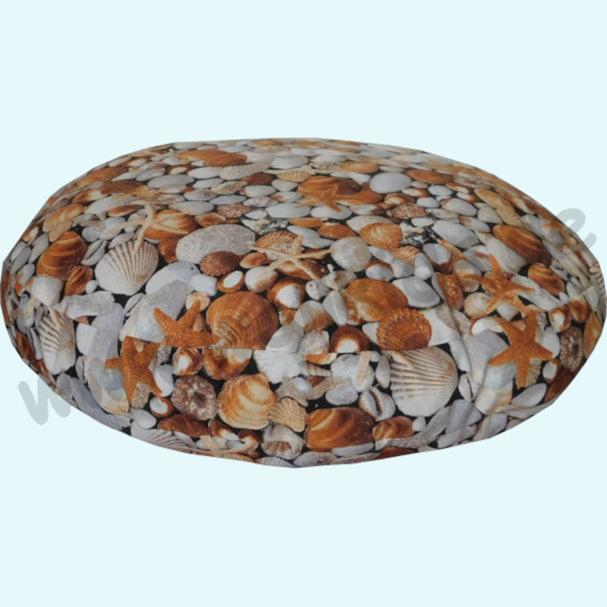 Wollkids Sitzkissen Bodenkissen Pouf Muscheln - Meditationskissen