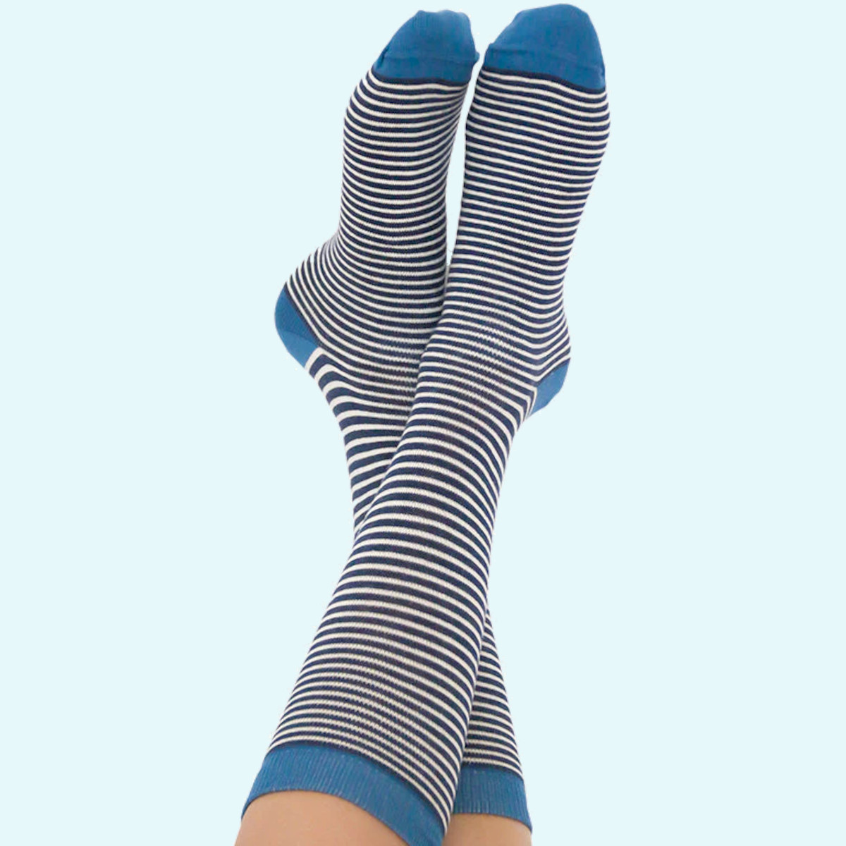 Damen Herren BIO Baumwoll Socken Ringel Design