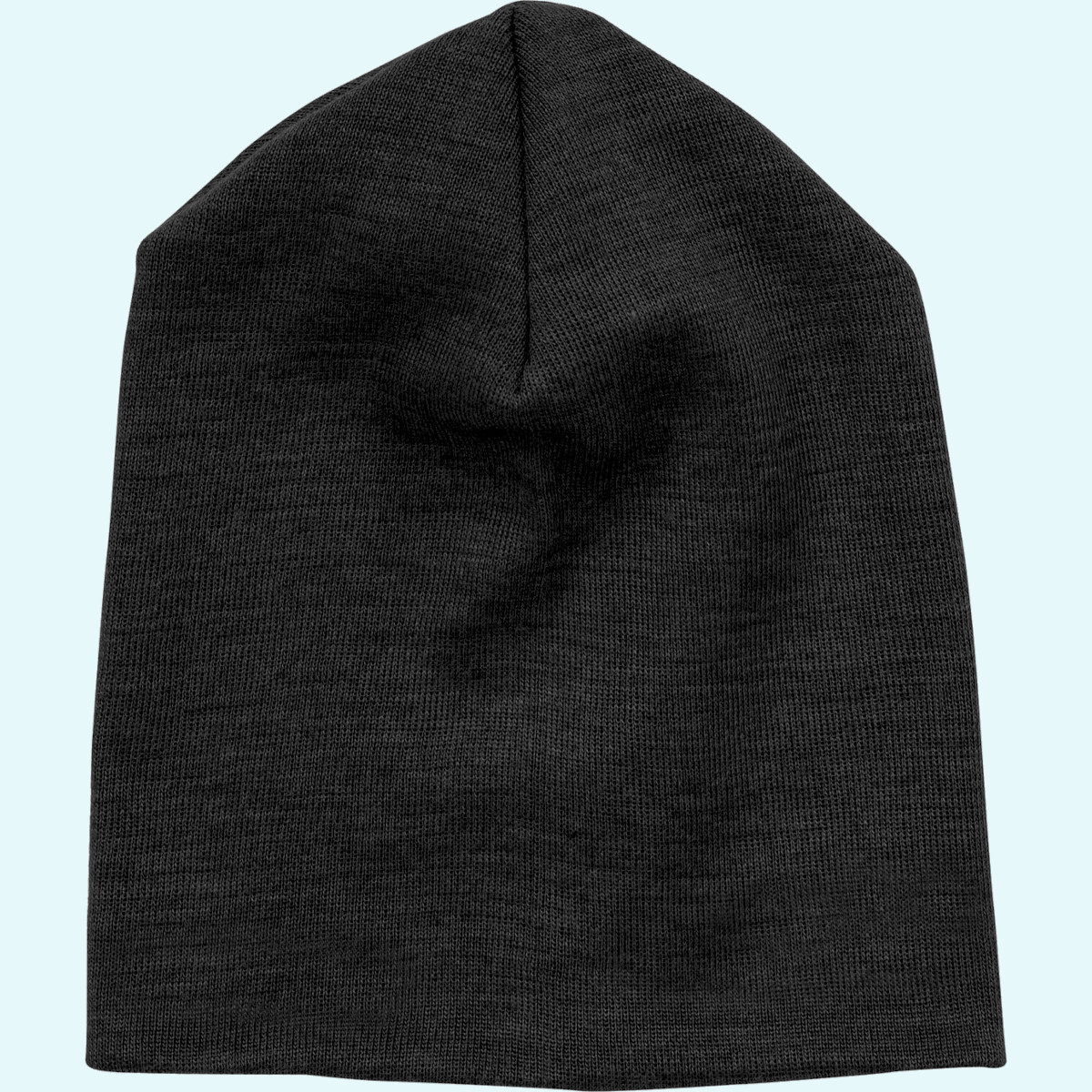 Erwachsenen Beanie Wolle Seide farbig GOTS