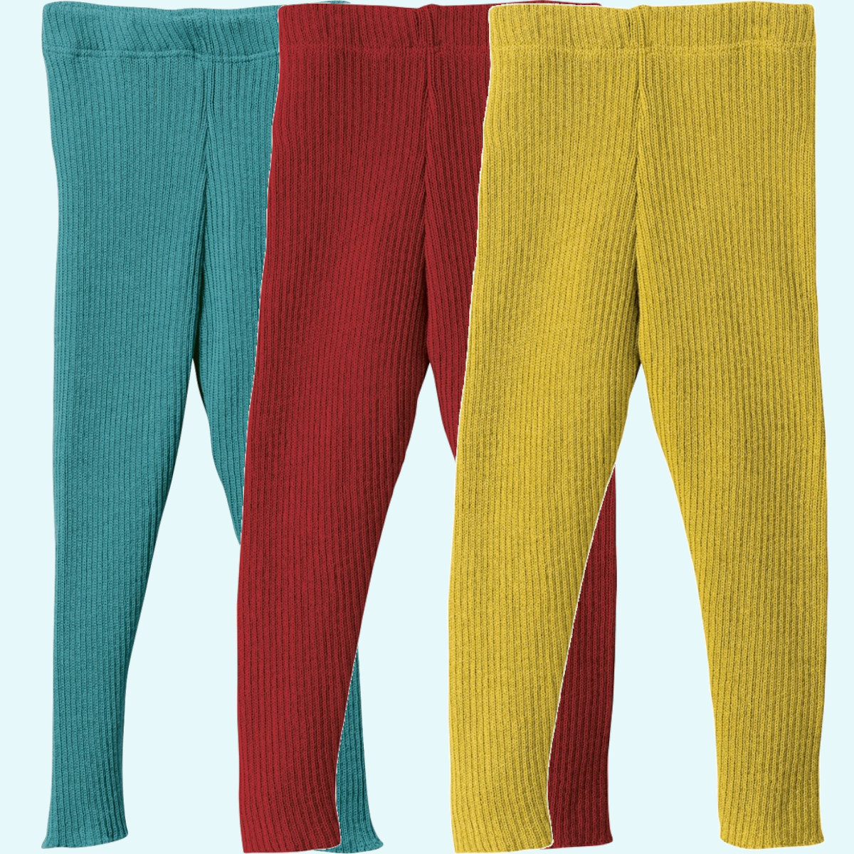 Sale: Strickleggin Leggin Hose aus BIO Schurwolle - kuscheliger Merino Strick