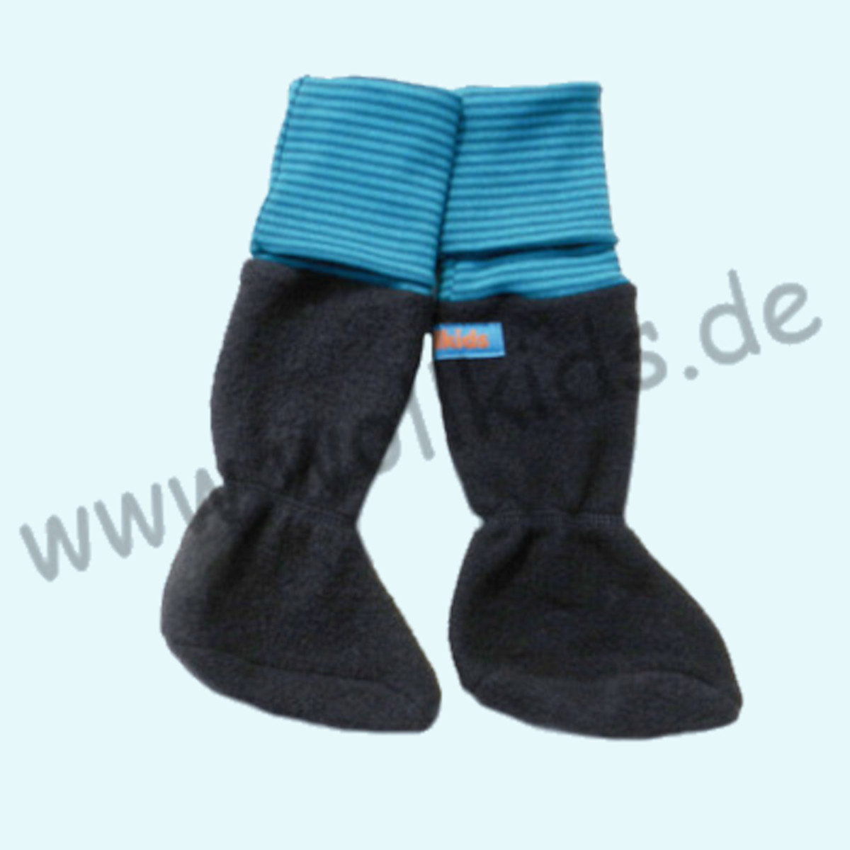 Babyfüße brauchen Wärme - Extra hohe Stiefel aus Schurwolle geben sie!